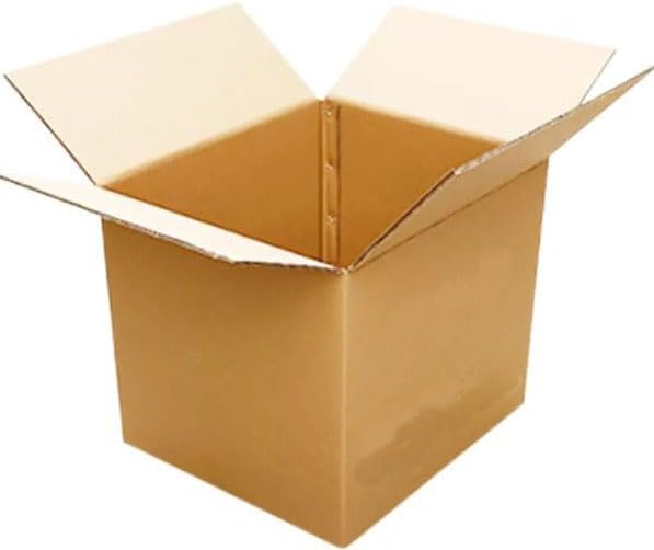 MARKQ 5 Pack Medium Double Wall Corrugated Cardboard Moving Boxes (45x45x45 cm, 25KG Capacity) – 5 Ply Heavy Duty Recyclable Cartons for Packing, Shipping & Storage