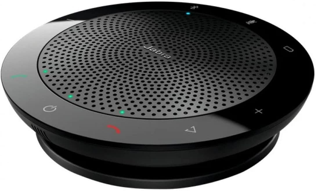 Jabra Speak 510 Portable Bluetooth Conference Speaker – USB & Wireless Speakerphone for Laptop, Smartphone & Tablet – Crystal Clear Audio for Meetings & Calls