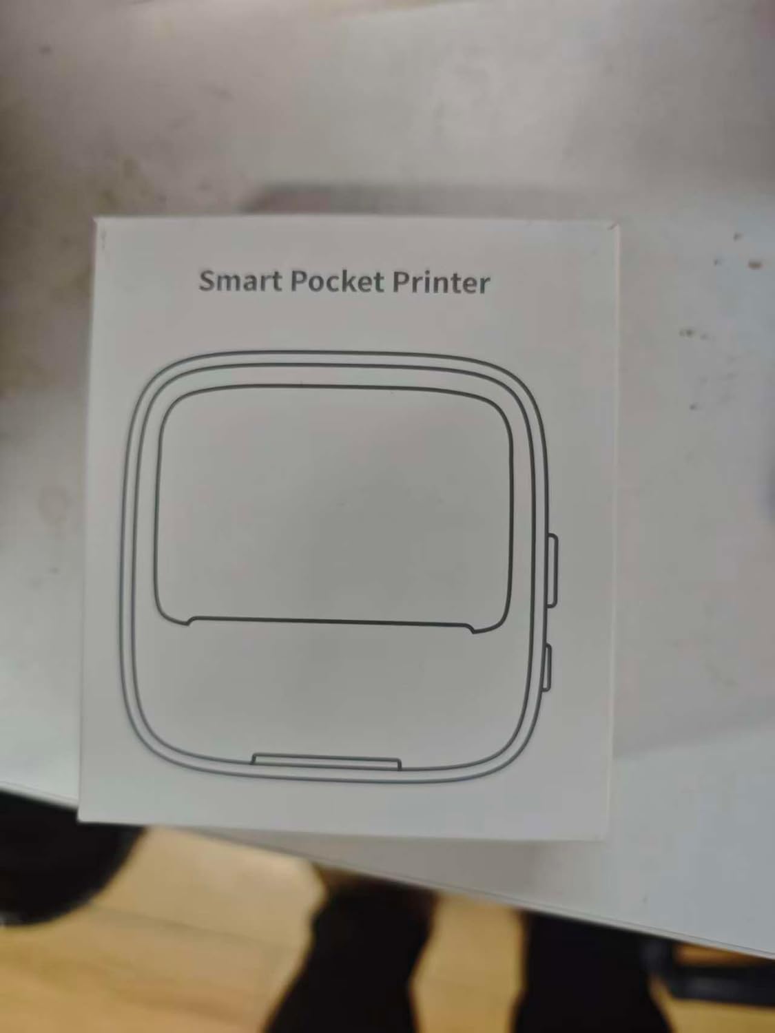 iDPRT Portable Sticker Printer – Mini Inkless Bluetooth Thermal Label Maker for iPhone & Android | Pocket Printer for Labels, Barcodes, DIY Journaling & Kids Gift (Gray)