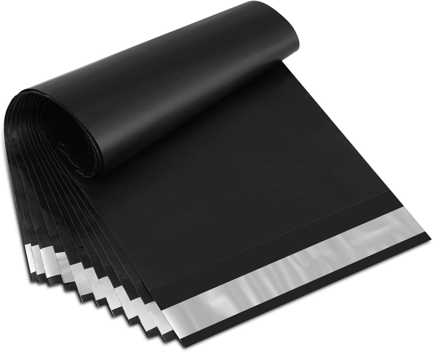 UCGOU Black Poly Mailers 6x9 Inch (200 Pack) – Self-Sealing Waterproof Shipping Bags, Tear-Resistant Mailing Envelopes for Clothing & Small Business Packaging.