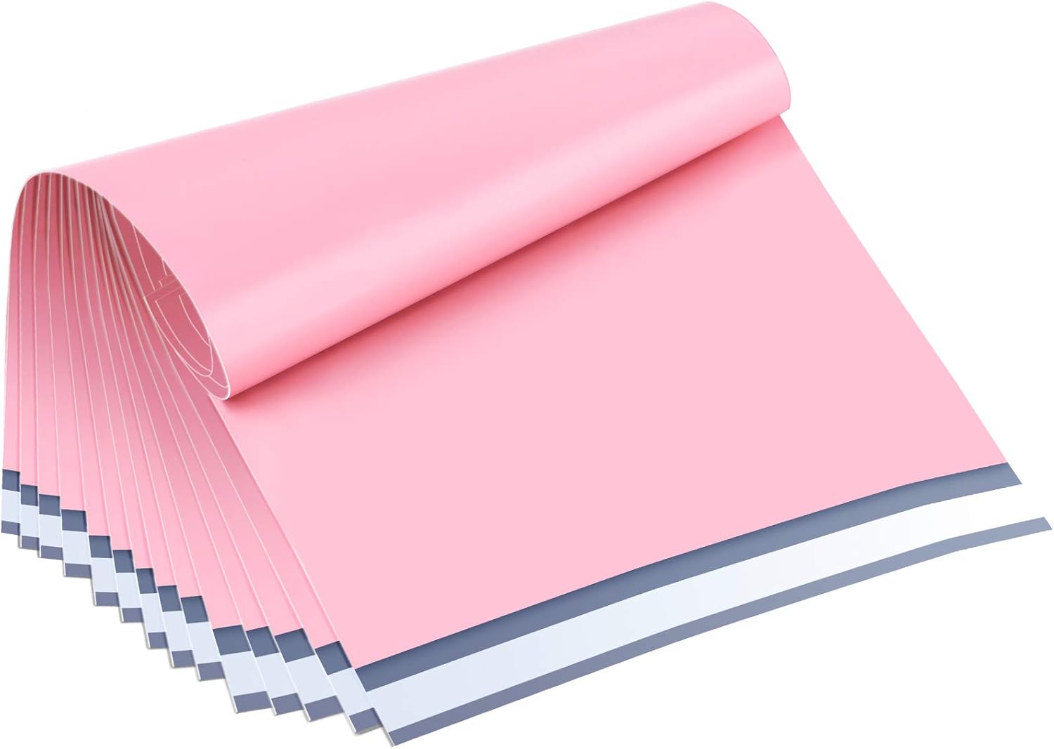 UCGOU Poly Mailers 10x13 Inch (200 Pack) Light Pink Shipping Bags #4 – Strong Self-Seal Adhesive, Waterproof & Tear-Proof Mailing Envelopes for Clothing, Books & Small Business Packaging