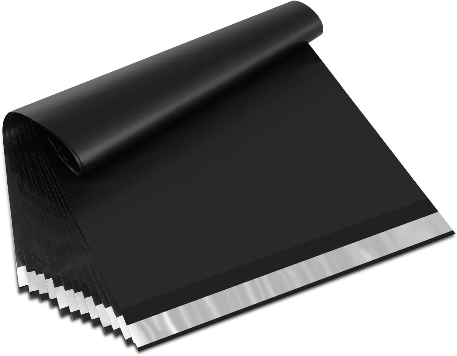 UCGOU Black Poly Mailers 14.5x19 Inch – 50 Pack Large Shipping Bags for Clothing | Self-Sealing Waterproof & Tear-Proof Mailing Envelopes for E-commerce & Small Business Packaging