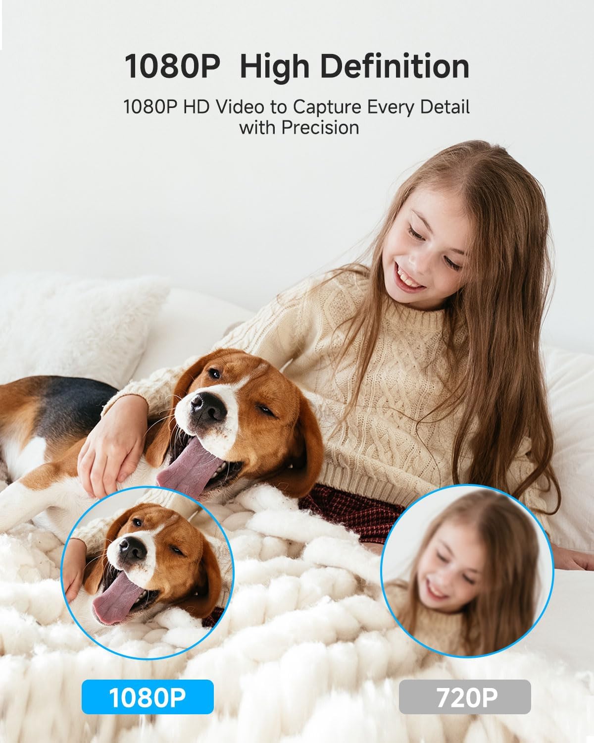 Noorio B200 Wireless Security Camera 1080P | Battery Powered Home Surveillance Cam with 32GB Local Storage, Color Night Vision, Spotlight, Motion Detection | Works with Alexa, Easy Setup