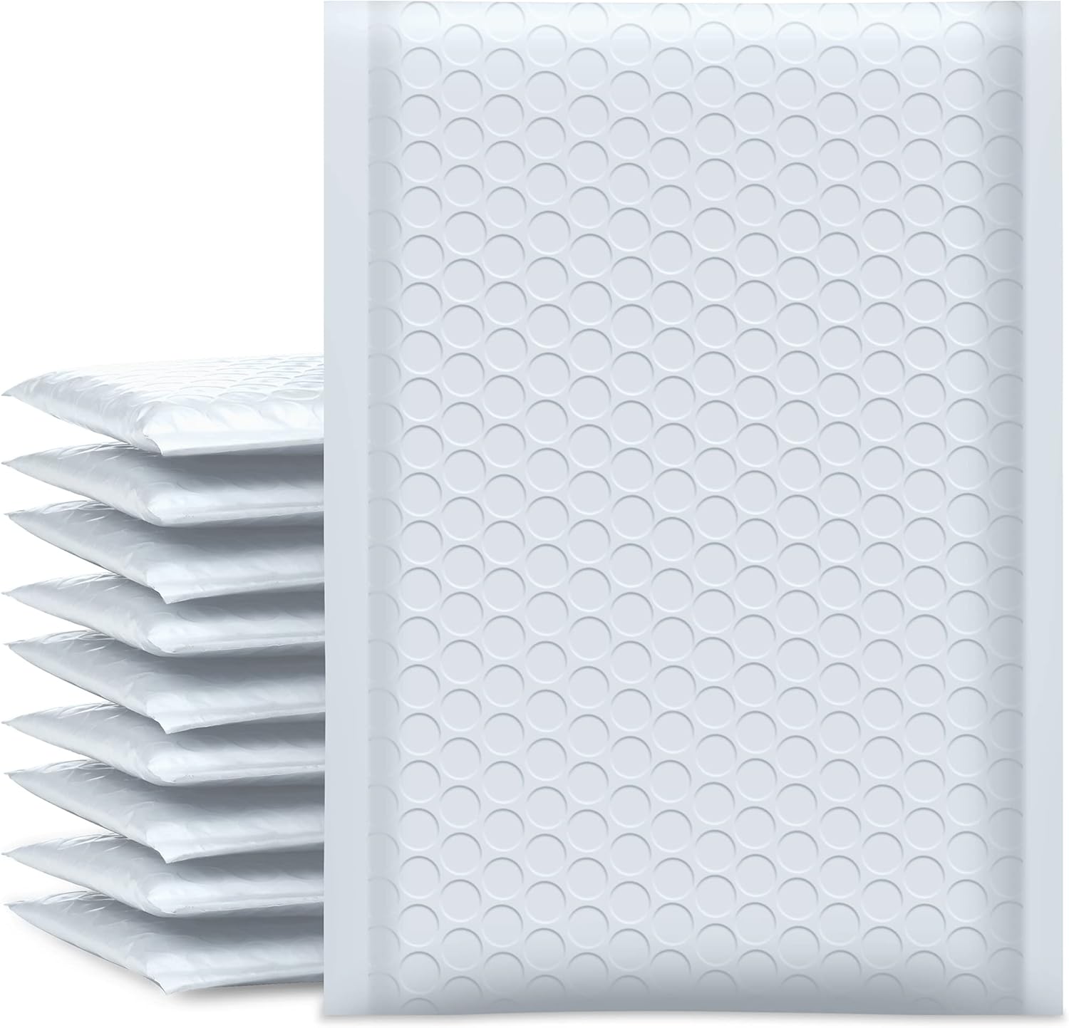 UCGOU 6x10 Inch White Poly Bubble Mailers (25 Pack) – Padded Shipping Envelopes, Self-Seal Waterproof & Tear-Resistant Mailing Bags for Small Business Packaging