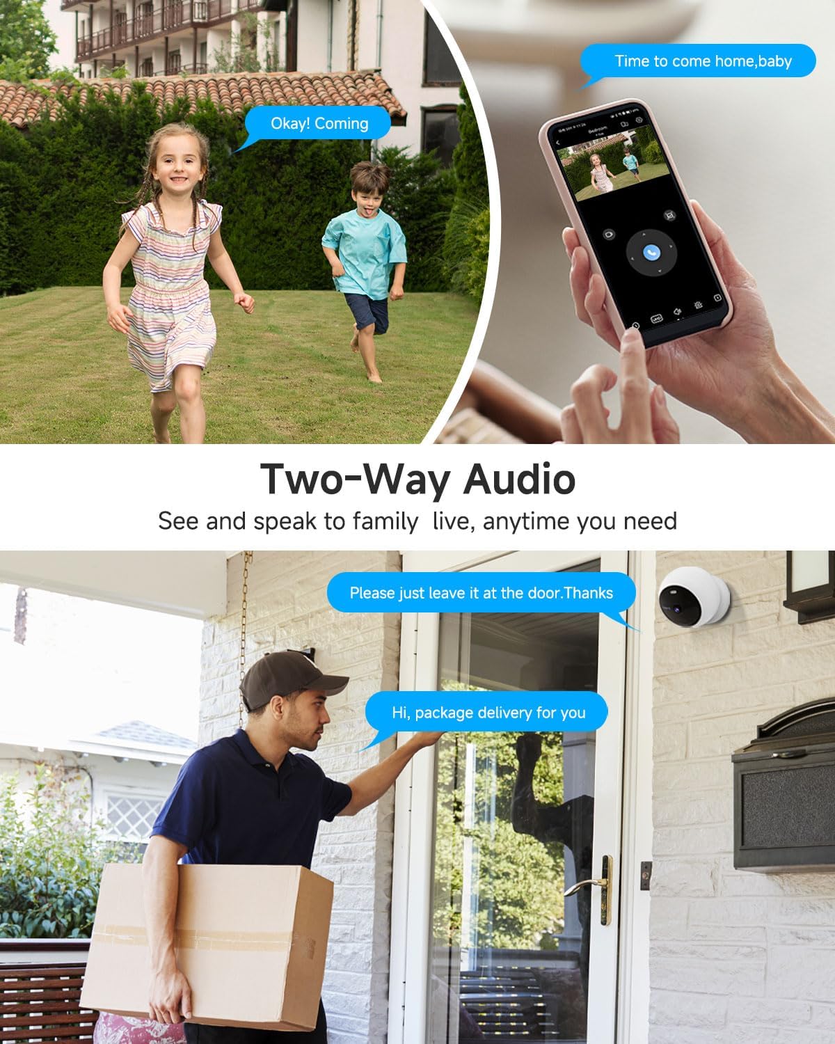 Noorio B200 Wireless Security Camera 1080P | Battery Powered Home Surveillance Cam with 32GB Local Storage, Color Night Vision, Spotlight, Motion Detection | Works with Alexa, Easy Setup