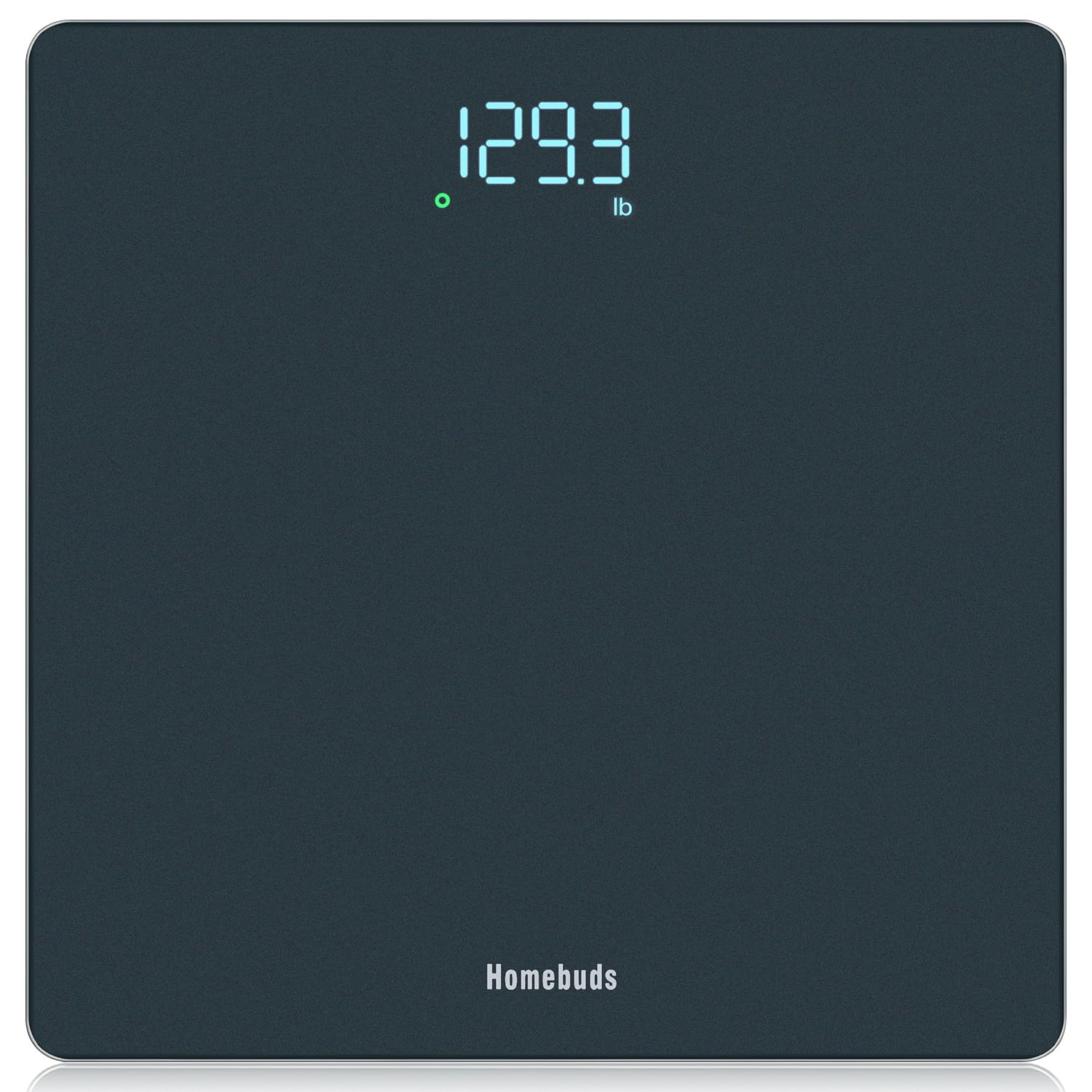 Homebuds Digital Weight Scale 182kg Capacity – High Precision 0.05kg Accuracy, LED Display, Step-On Technology, Bathroom Body Scale with AAA Batteries Included (Blue)