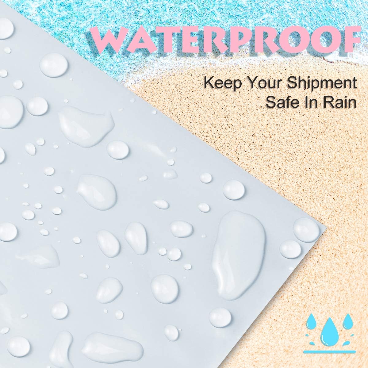 UCGOU 6x9 Inch White Poly Mailers – 200 Pack Self-Sealing Shipping Bags | Waterproof & Tear-Resistant Mailing Envelopes for Small Business Packaging