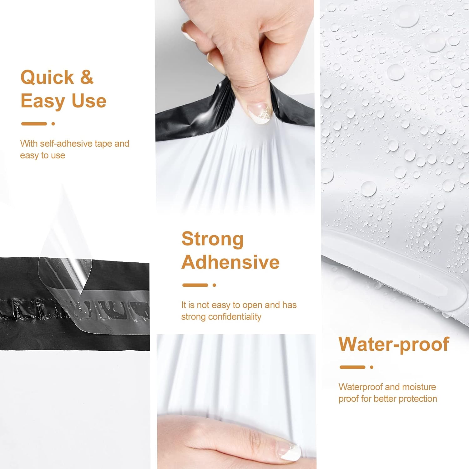 Metronic 19x24 Inch Poly Mailers (100 Pack) – Large White Shipping Bags for Clothing & E-commerce | Strong Self-Sealing Adhesive, Waterproof & Tear-Resistant Mailing Envelopes