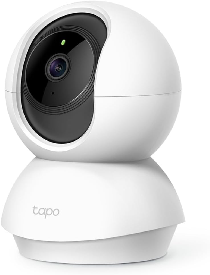 TP-Link TP-Link Tapo C200 1080p Pan/Tilt Smart Security Camera – 360° Rotational View, Motion Tracking, Baby Cry Detection, 2-Way Audio, Night Vision, Works with Alexa & Google Home