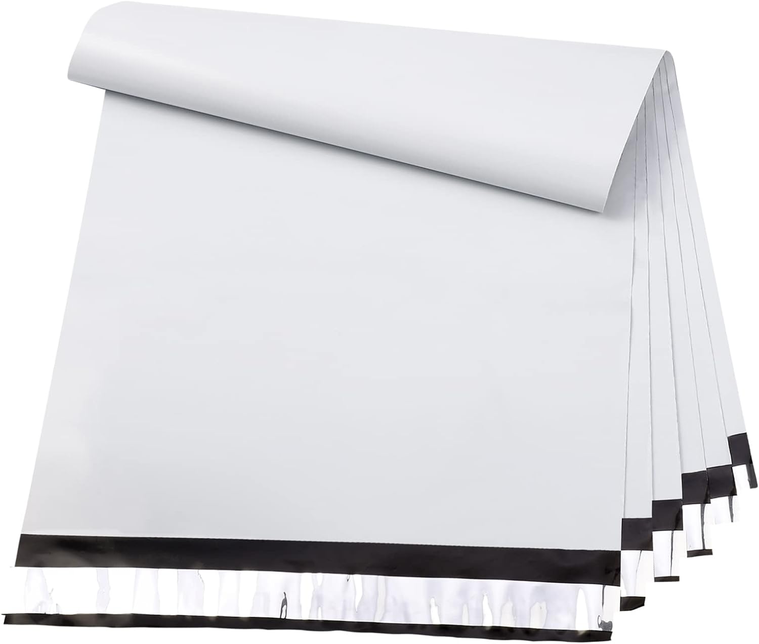 Metronic 19x24 Inch Poly Mailers 100 Pcs – Large Waterproof Shipping Bags for Clothing | Strong Self-Sealing Adhesive Mailing Envelopes | Tear-Resistant White Packaging for Small Business