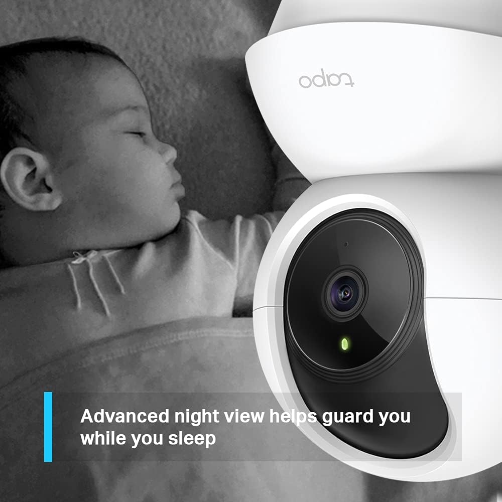 TP-Link Tapo TC71 2K Pan/Tilt Home Security Wi-Fi Camera | 360° Full View, Motion & Baby Cry Detection, Smart Tracking, Night Vision, 2-Way Audio | Works with Alexa & Google Home