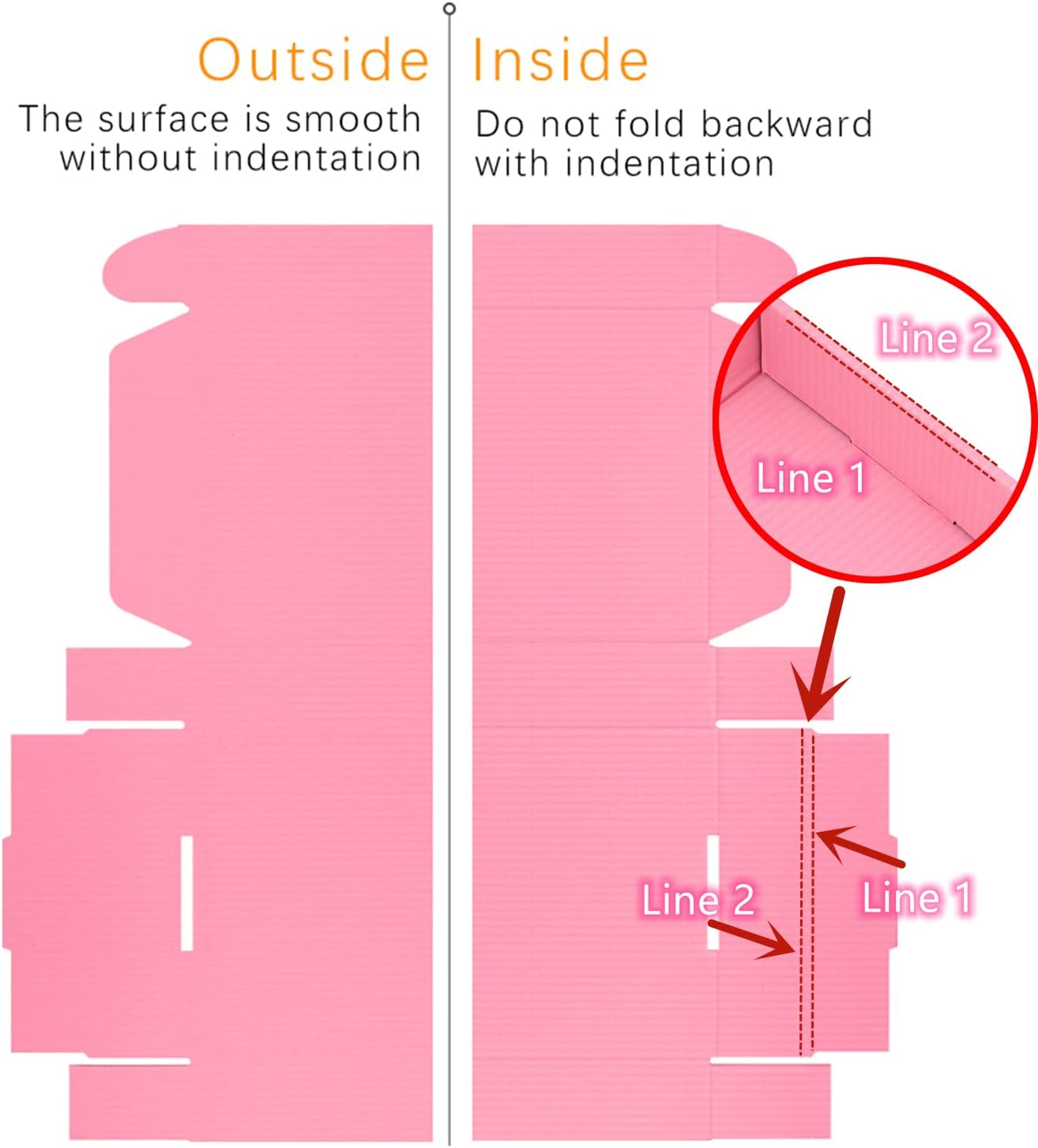 Small Pink Shipping Boxes 6x6x2 Inch – Pack of 25 Corrugated Cardboard Mailer Boxes, Durable Gift Packaging Boxes for Small Business, Shipping, Crafts & Retail Packaging