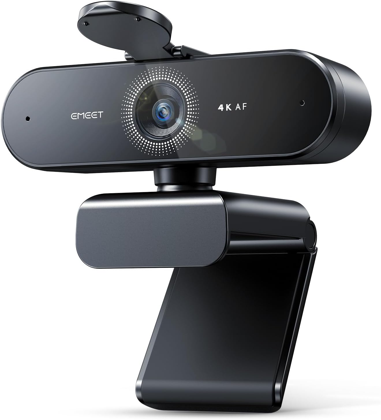 EMEET NOVA 4K Ultra HD Webcam for PC | PDAF Autofocus, Dual Noise-Cancelling Microphones, Auto Light Correction, 73° FOV, Privacy Cover | Plug & Play USB Webcam for Streaming, Zoom Meetings & Video Calls