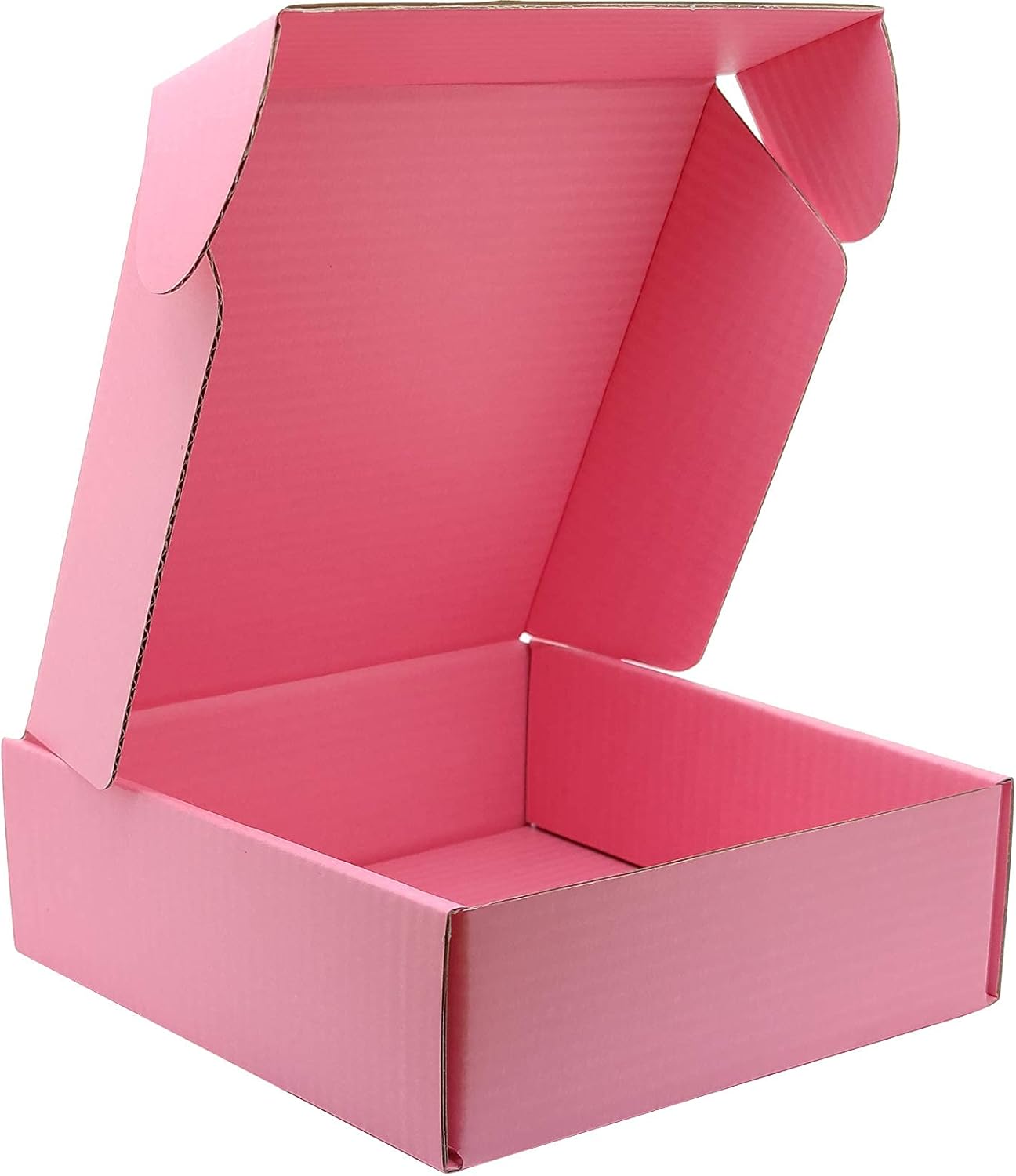 Small Pink Shipping Boxes 6x6x2 Inch – Pack of 25 Corrugated Cardboard Mailer Boxes, Durable Gift Packaging Boxes for Small Business, Shipping, Crafts & Retail Packaging