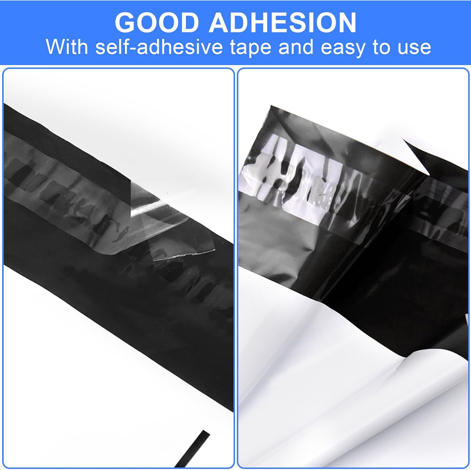 200 PCS Poly Mailers Shipping Bags 25x35CM – Self-Sealing Waterproof Courier Envelopes for E-commerce Packaging & Business Use