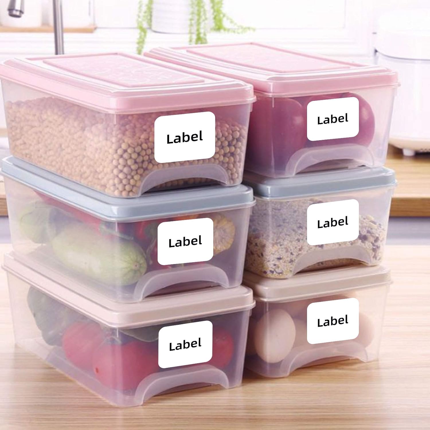 3-1/3" x 4" Shipping Address Labels – 600 Labels (100 Sheets, 6 per Sheet) for Laser & Inkjet Printers, Self-Adhesive Mailing Labels, Printable Shipping Stickers