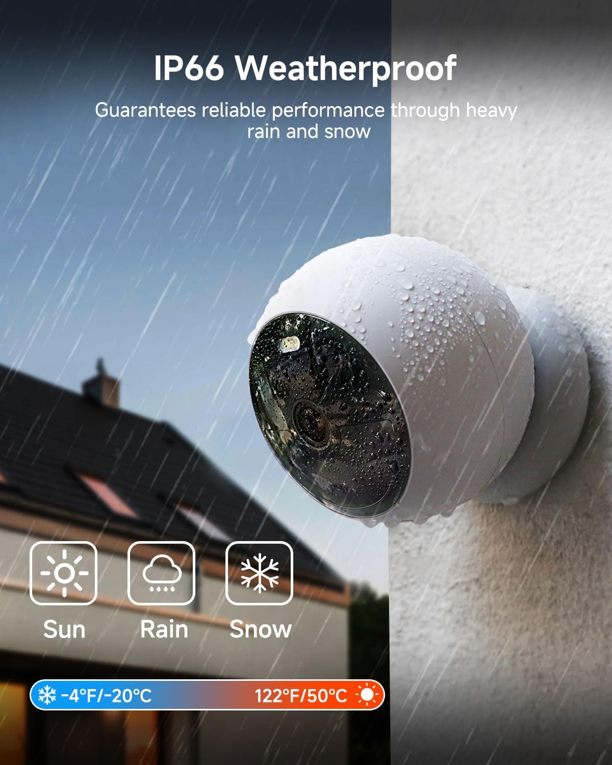 Noorio B200 Wireless Security Camera 1080P | Battery Powered Home Surveillance Cam with 32GB Local Storage, Color Night Vision, Spotlight, Motion Detection | Works with Alexa, Easy Setup
